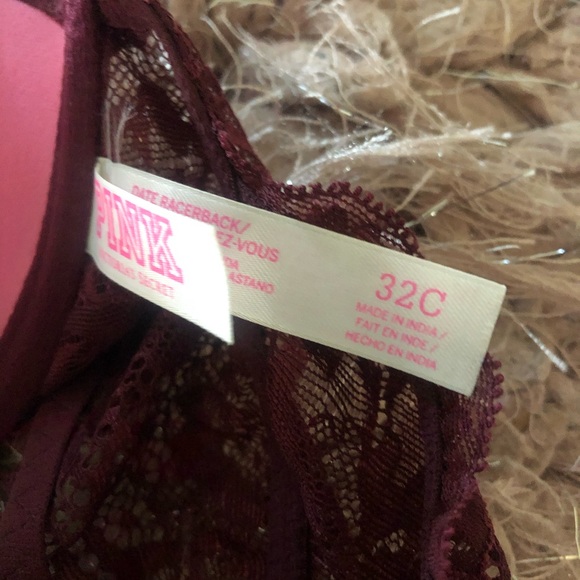 Pink maroon bralette. - Picture 5 of 6